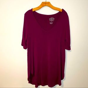 Torrid Super Soft Knits Maroon Shirt